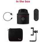 Pivo Starter Pack Red - Content Creation Kit - Auto Tracking Smartphone Pod - Vlogging Livestream Videos 360° Handsfree - Interactive Motion Face Body Tracking Mount for Smartphone Camera