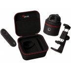 Pivo Starter Pack Red - Content Creation Kit - Auto Tracking Smartphone Pod - Vlogging Livestream Videos 360° Handsfree - Interactive Motion Face Body Tracking Mount for Smartphone Camera