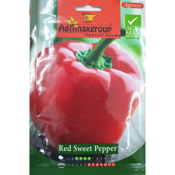 Red Sweet Pepper Agrimax Seeds