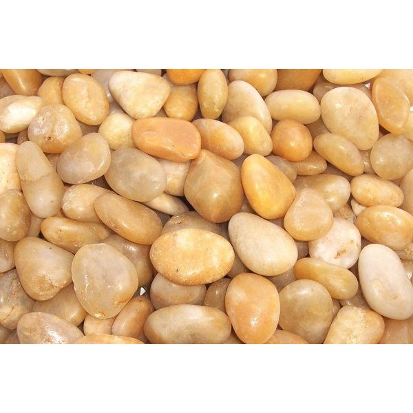 Yellow pebbles 3-5 cm