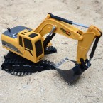 1027 RC Trucks Mini Remote Control Bulldozer 1:24 6CH Tractor Engineering Car with Light Sound