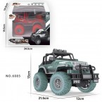 6085 1 / 18 Scale 20km / h RC Car 4-Channel Climbing Off-Road Vehicle Remote Control Racing Car Toy with Light for Kids - Green