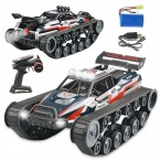 2063 1:12 2.4G Remote Control High Speed Drift Stunt Mist Spraying Tank Children Boys RC Car Toy