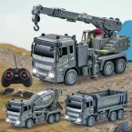 JC-051 Children 1:32 4CH RC Crane Engineering Toy Multi-Joint Adjustable Wireless Electric Construction Vehicles Toy