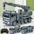 JC-051 Children 1:32 4CH RC Crane Engineering Toy Multi-Joint Adjustable Wireless Electric Construction Vehicles Toy