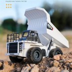 HUINA Kids Simulation 9 Channels Dump Truck Remote Control 1:24 Scale RC Toy Construction Vehicle Children Gift Remote Control Car Toy