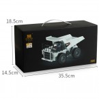 HUINA Kids Simulation 9 Channels Dump Truck Remote Control 1:24 Scale RC Toy Construction Vehicle Children Gift Remote Control Car Toy