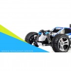 WLTOYS A959 High Speed 1:18 Scale RTR Racing 2.4G Radio Remote control Off Road Truck - Blue / EU Plug