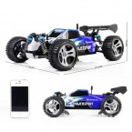 WLTOYS A959 High Speed 1:18 Scale RTR Racing 2.4G Radio Remote control Off Road Truck - Blue / EU Plug