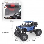 6086 1 / 18 20km / h RC Alloy Car 4-Channel Off-Road Vehicle Kids Remote Control Racing Car Toy with Light - Red