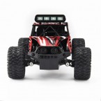 2.4GHz 1/16 RC Car Off-Road Racing Car Remote Control 18km/h Truck RTR with LED Light - Red