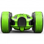 G03081R 2.4G Electric Double-sided RC Racing Car Four-wheel Drive Amphibious Stunt Car Toy for Kids - Green