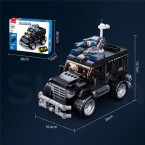 SLUBAN Remote Control Car Building Blocks Toy Kit Kid Boy Birthday Gift - B1156