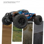 2.4G Drift RC Car Children Kids High Speed Off-road Remote Control 4 Wheels 1:18 Racing Car Toy - Orange