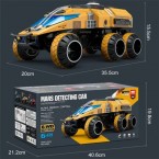 G2065 1:12 Scale 2.4G RC Car Six-Wheeled Space Explore Vehicle 15Km / h Remote Control Water Dart Car Toy with Lifting Launcher for Kid - Grey