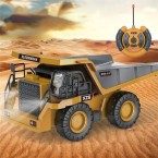 BC258-13 1/24 RC Dump Truck 6-Channel Remote Control Truck Construction Vehicle Toys for Kids Boys and Girls