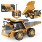 BC258-13 1/24 RC Dump Truck 6-Channel Remote Control Truck Construction Vehicle Toys for Kids Boys and Girls