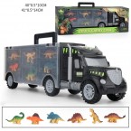 Dinosaur Container Toy Truck Carrier Truck Toys DIY Storage Set Transport Car Toy Child Toy