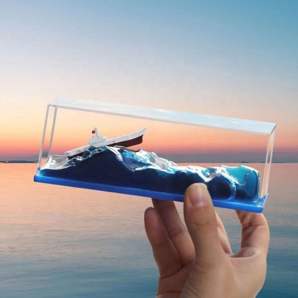 Floating Boat Drifting Decoration for Car Table Ornament Home Decor Creative Fashion Piece Symbol of Love