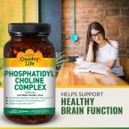 Country Life Phosphatidyl Choline Complex, 1200 mg, 200-Softgels