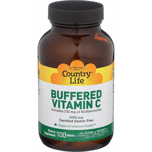 Country Life Vitamins Vit C,1000,buff,w/bioflav,..