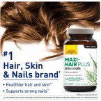 Country Life Maxi Hair Plus 5,000 mcg Biotin 120 VegiCaps