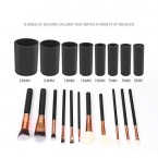 Premium Makeup Brush Cleaner Dryer Super-Fast Electric Brush Cleaner Machine Automatic Brush Cleaner Spinner Makeup Brush Tools (Black)