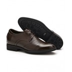 Height increasing 6cm Men Dress shoes Split Leather Oxford shoes Brown Black Wedding Business Shoes Men 889