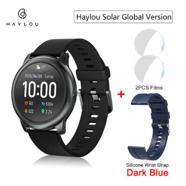 Haylou Solar Smart Watch Global Version IP68 Waterproof Smart watch for Men & Women Sale in UAE