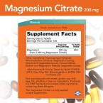 NOW Supplements Magnesium Citrate 200 mg, 250 Tablets