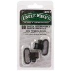 Uncle Mike's Non Tri-Lock Sling Swivels (Blued, 1-Inch Loop)