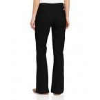 Dickies Women's Flat Front Stretch Twill Pant, Black, 14 Regular