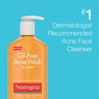 Neutrogena Oil-Free Acne Fighting Facial Cleanser with Salicylic Acid Acne Treatment Medicine, Daily Oil-Free Acne Face Wash for Acne-Prone Skin