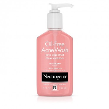 Neutrogena Oil-Free Acne Wash Facial Cleanser, Pink Grapefruit Online in UAE