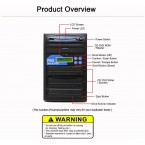 Produplicator 1 to 1 24X Burner CD DVD Duplicator - Standalone Copier Duplication Tower