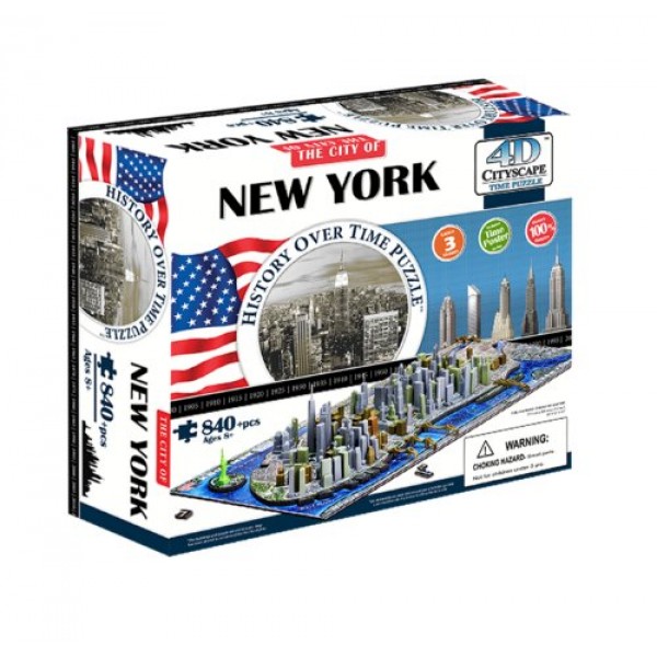 Shop 4d New York City Skyline Time Puzzle Imported From USA