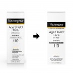 Neutrogena Age Shield Face Lotion Sunscreen with Broad Spectrum SPF 110, Oil-Free & Non-Comedogenic Moisturizing Sunscreen to Prevent Signs of Aging