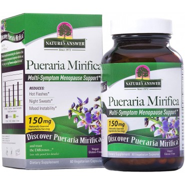 Nature's Answer Pueraria Mirifica Vegetarian Capsules | Promotes Women's Health | Menopause Relief Buy in UAE