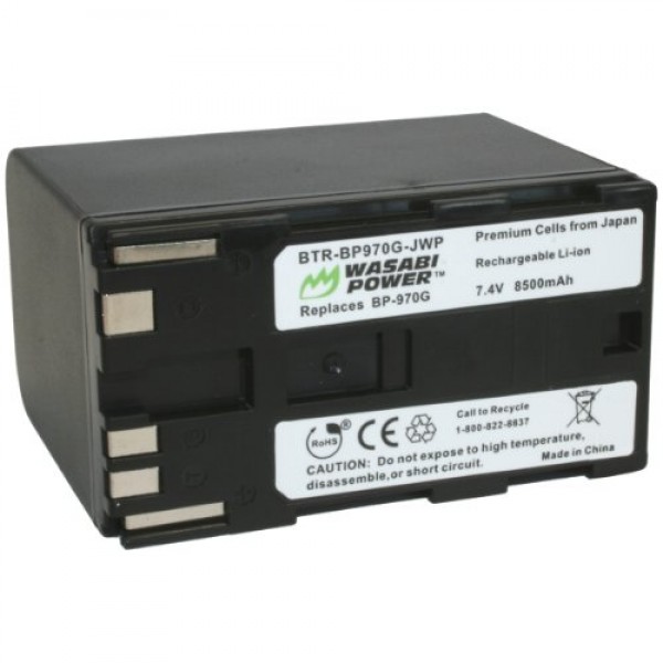 Original Wasabi Power BP-970G, BP-975 Battery (8500mAh) for Canon EOS C100, EOS C100 Mark II, and Other Cameras sale in UAE