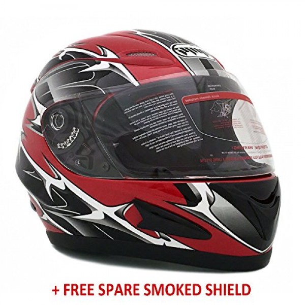 Get online best Quality Bike Helmet with Clear & Smoked free Shield in UAE 