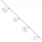 Buy ICE CARATS 925 Sterling Silver Snowflake Bracelet Online in UAE