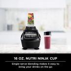 Ninja BL770 Mega Kitchen System and Blender with Total Crushing Pitcher, Food Processor Bowl, Dough Blade, To Go Cups, 1500-Watt Base, Black