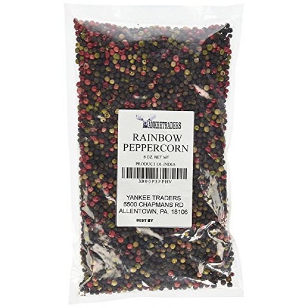 Four Peppercorn Blend-8oz-Rainbow Blend Four Color Peppermill Blend