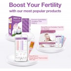 50 Ovulation Test Strips and 20 Pregnancy Test Strips Combo Kit by Easy@Home Online in UAE