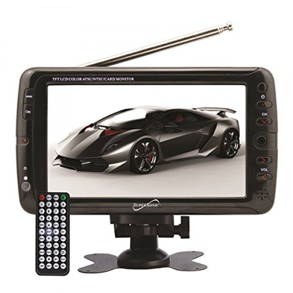 Buy SuperSonic Portable Widescreen LCD Display with Digital TV Tuner Online in UAE