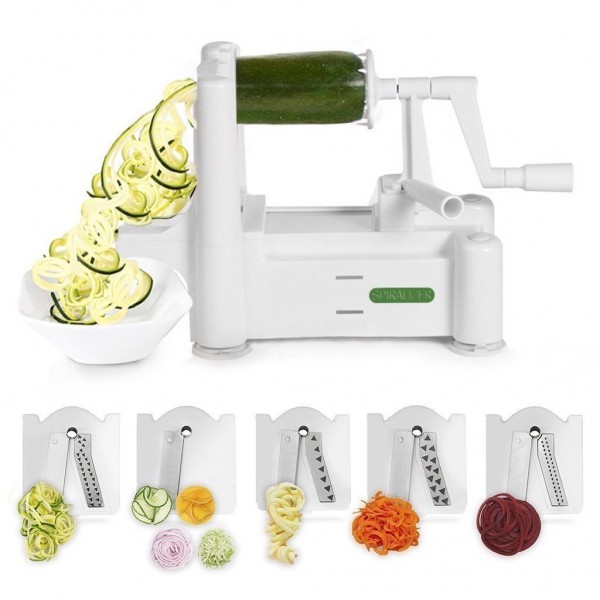 Buy Spiralizer 5-blade Vegetable Slicer Online I..