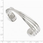 Buy ICE CARATS 925 Sterling Silver Twisted Slip On Bangle Bracelet Online in UAE