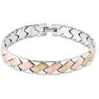 Buy ICE CARATS Stainless Steel Rose Gold Plated 8 Inch Bracelet Online in UAE