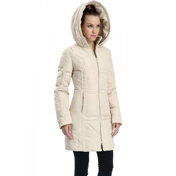 Jessie G.. Women's Water Resistant Down Coat - Beige XL