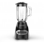 BLACK+DECKER Countertop Blender with 5-Cup Glass Jar, 10-Speed Settings, Black